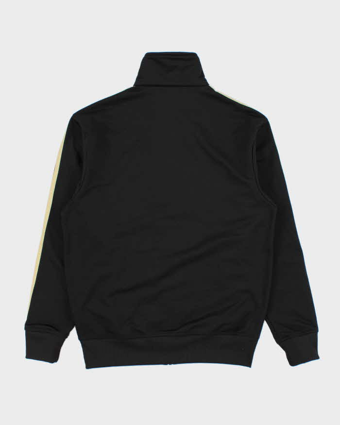 Vintage Adidas Originals Black &amp; Gold Embroidered Firebird Track Jacket - S