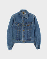 Vintage 1970s Lee Riders Made In Canada Medium Wash Denim Trucker Jacket - S