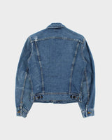 Vintage 1970s Lee Riders Made In Canada Medium Wash Denim Trucker Jacket - S