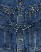 Vintage 1970s Lee Riders Made In Canada Medium Wash Denim Trucker Jacket - S