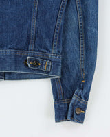 Vintage 1970s Lee Riders Made In Canada Medium Wash Denim Trucker Jacket - S