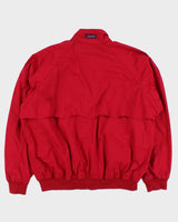 Vintage 1990s Tradition By Gant Chateau Cotton Canvas Tartan Lined Harrington Jacket - XL
