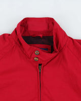 Vintage 1990s Tradition By Gant Chateau Cotton Canvas Tartan Lined Harrington Jacket - XL