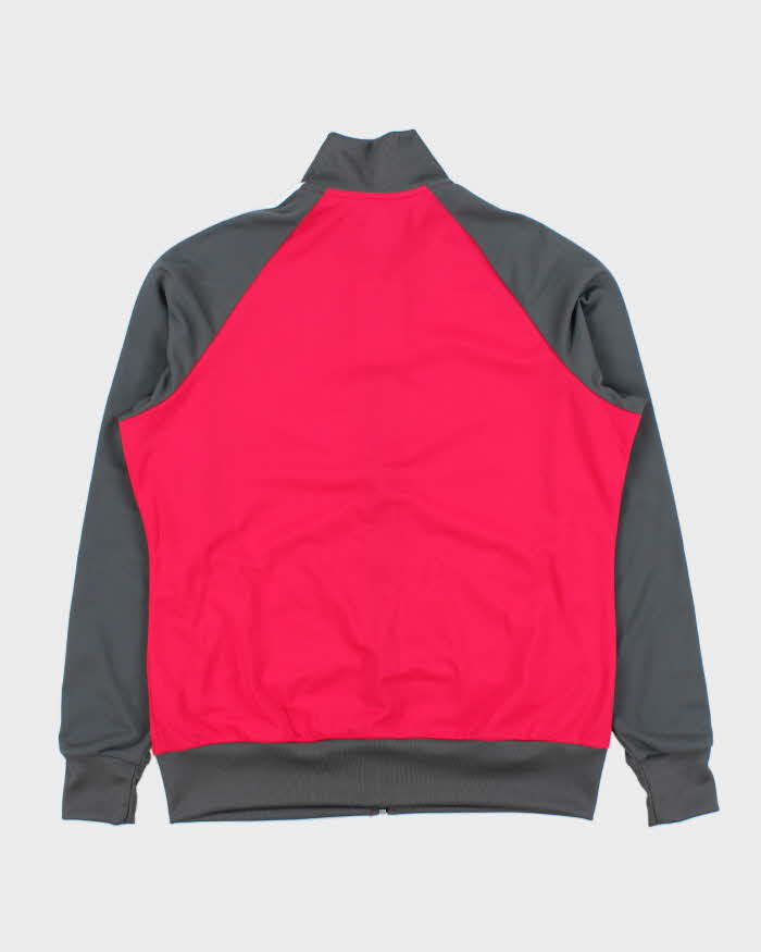 Vintage Y2K 00s Nike Ath Dept. Hot Pink Classic Funnel Neck Track Jacket - XL