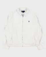 Vintage Y2K 00s Polo Ralph Lauren Soft Shell Bi-Swing Harrington Jacket - L