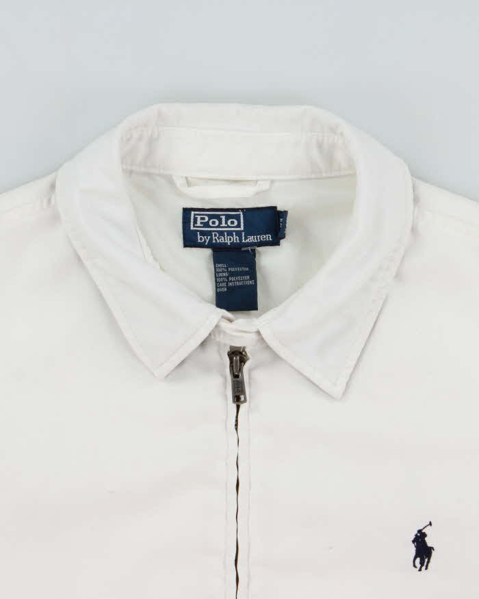 Vintage Y2K 00s Polo Ralph Lauren Soft Shell Bi-Swing Harrington Jacket - L