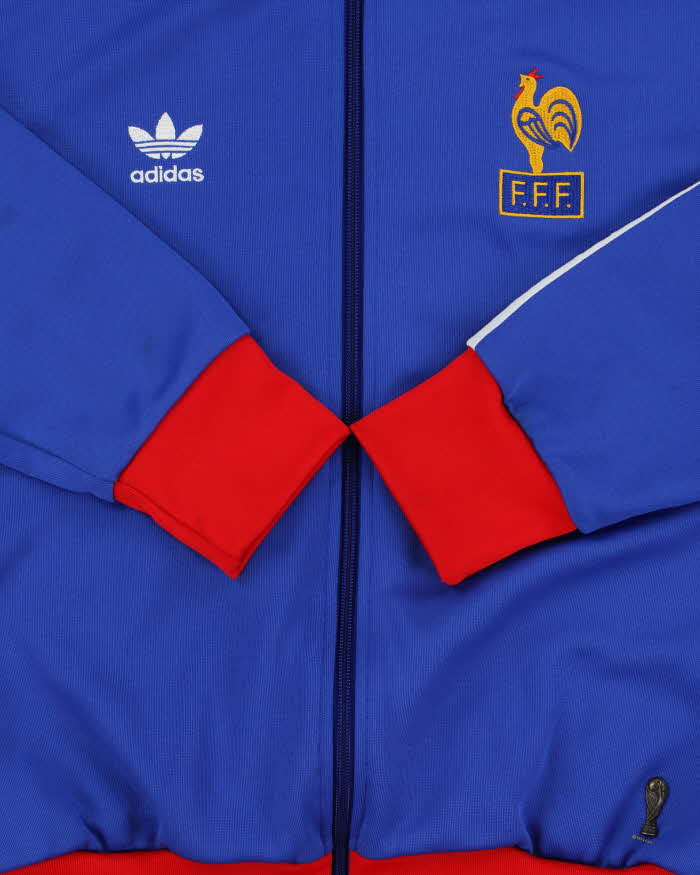 Vintage Y2K Adidas Originals 2006 FIFA Word Cup France National Team Football Track Jacket - M