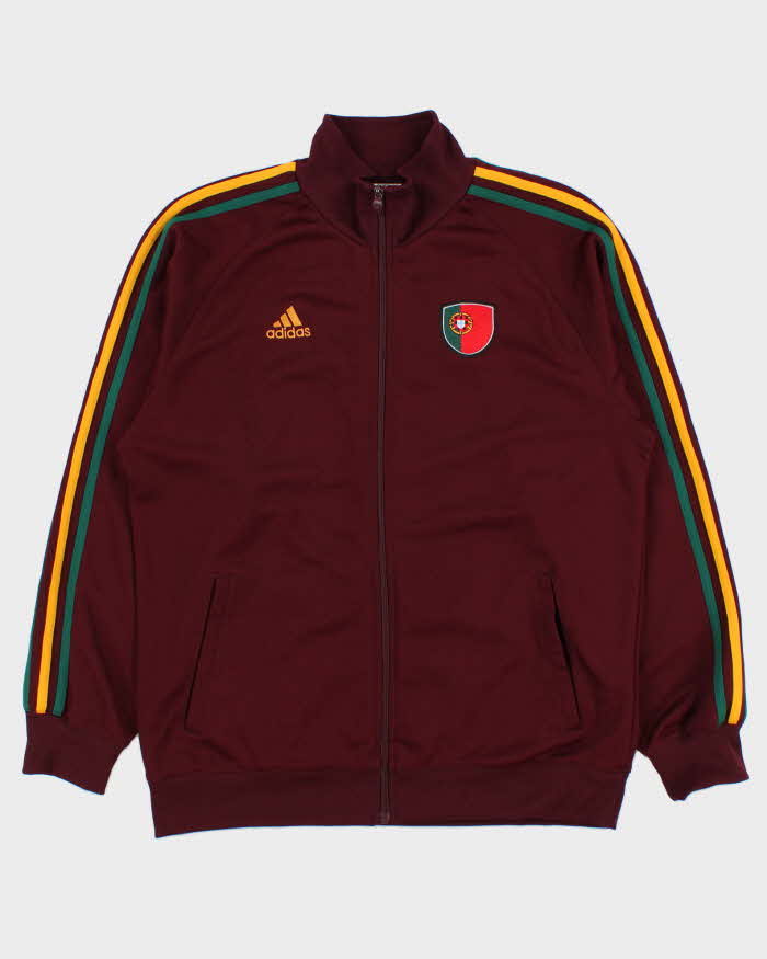 Vintage Y2K Adidas F50 2008 UEFA Euros Portugal National Team Football Track Jacket - M