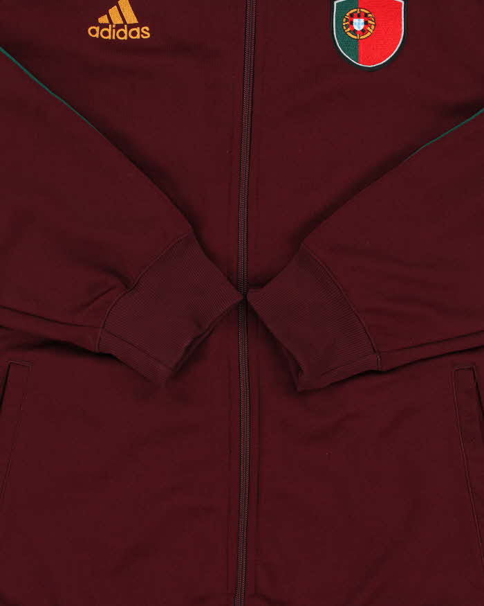 Vintage Y2K Adidas F50 2008 UEFA Euros Portugal National Team Football Track Jacket - M