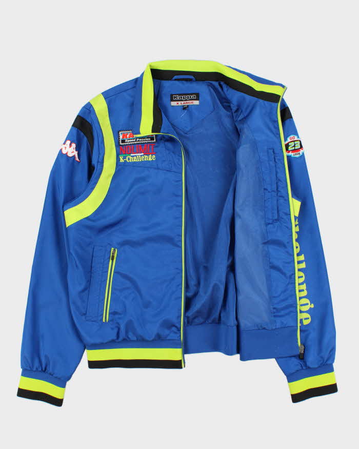 Vintage 1990s Kappa No Limit K-Challenge Track Racing Bomber Jacket - XL