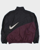 Vintage 1990s Nike Big Swoosh Classic Shell Windbreaker Jacket - L