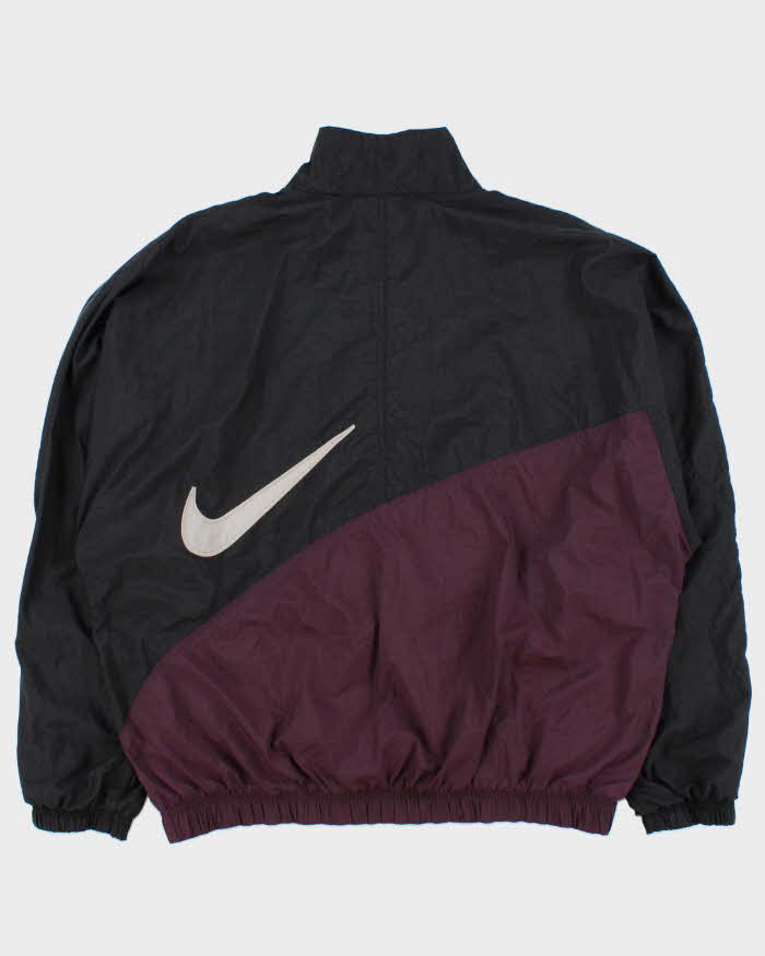 Vintage 1990s Nike Big Swoosh Classic Shell Windbreaker Jacket - L