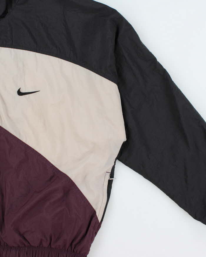 Vintage 1990s Nike Big Swoosh Classic Shell Windbreaker Jacket - L