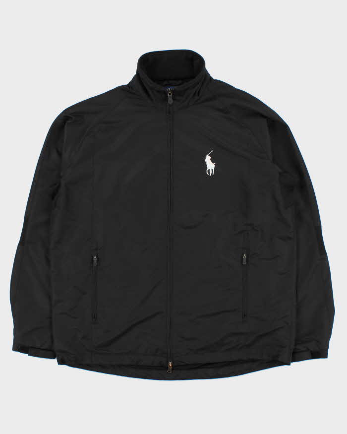 Vintage Y2K 00s Polo Golf Ralph Lauren Big Pony Fleece Lined Shell Harrington Jacket - L