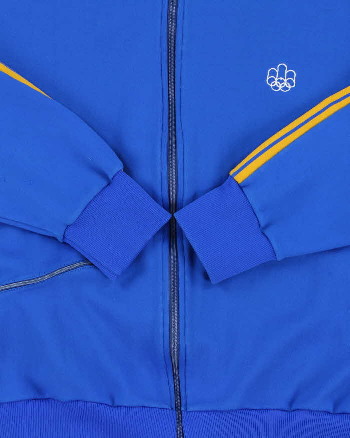 Vintage 1976 Adidas Originals Montreal Summer Olympics Funnel Neck Track Jacket - M