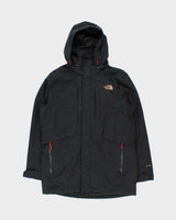 Vintage The North Face Black/Bronze Canvas Shell DryVent Technical Jacket -
