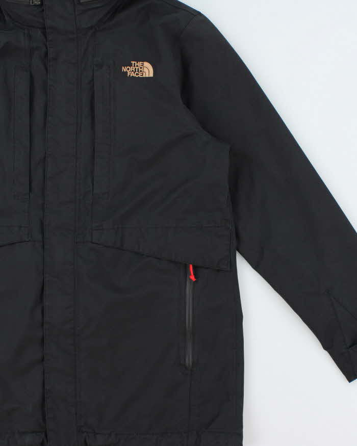 Vintage The North Face Black/Bronze Canvas Shell DryVent Technical Jacket -
