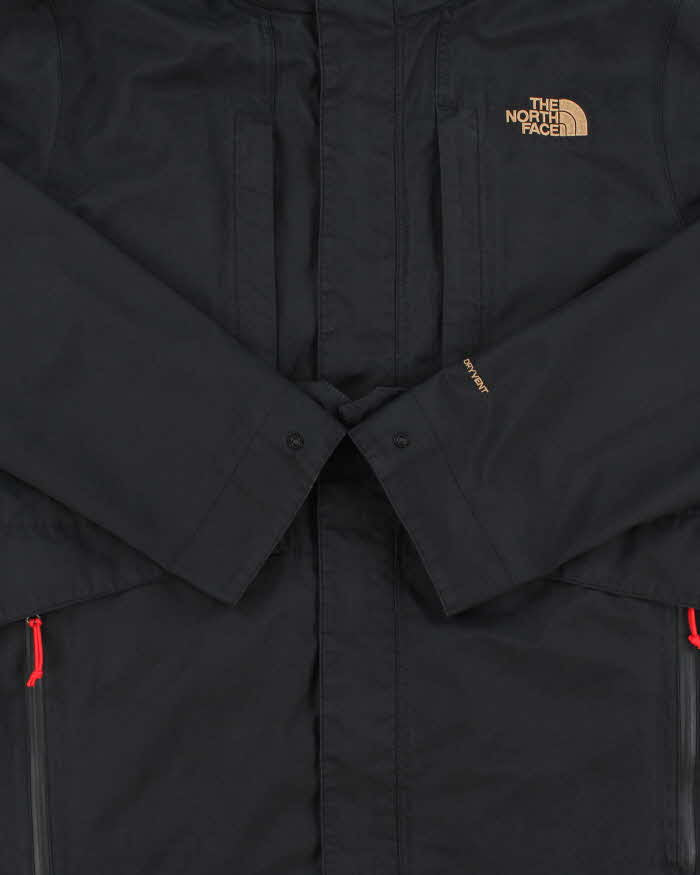 Vintage The North Face Black/Bronze Canvas Shell DryVent Technical Jacket -