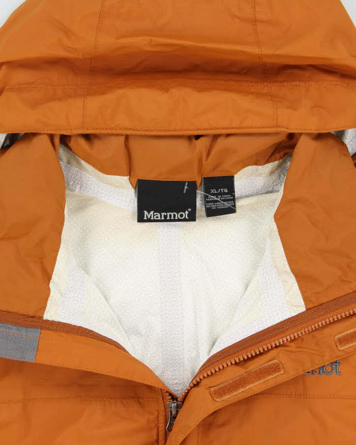 Marmot Tan Brown Lightweight Shell Waterproof Technical Jacket - XL