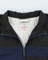Vintage 1990s Adidas Athletes World Classic Shell Windbreaker Jacket - L