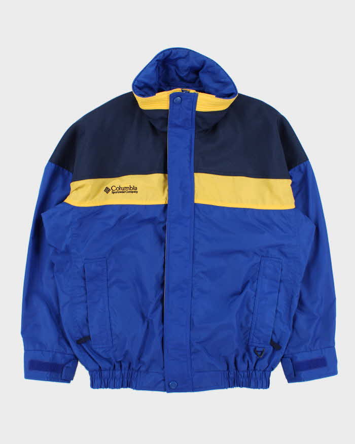 Vintage Y2K 00s Columbia Bugaboo Colourblock Waterproof Funnel-Neck Technical Jacket - S