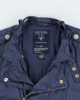Vintage Y2K 00s Guess Shell Cafe Racer Moto Jacket - M