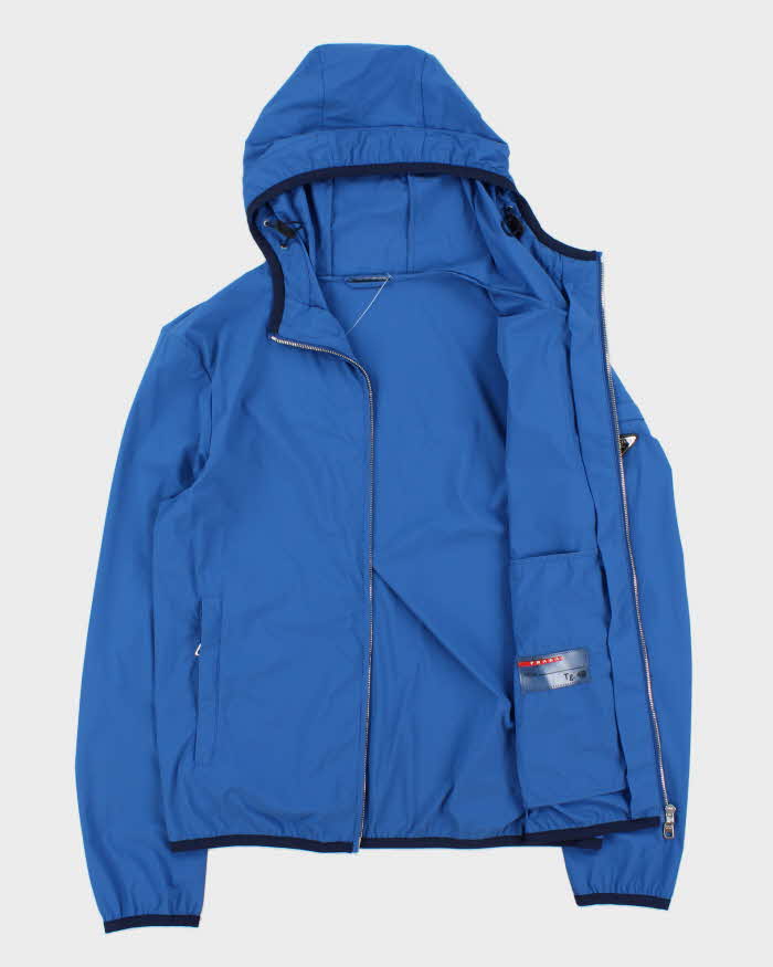 SS2013 Prada Re-Nylon Lightweight Hooded Bomber Jacket - M
