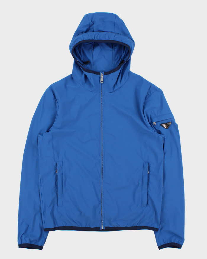 SS2013 Prada Re-Nylon Lightweight Hooded Bomber Jacket - M