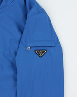 SS2013 Prada Re-Nylon Lightweight Hooded Bomber Jacket - M