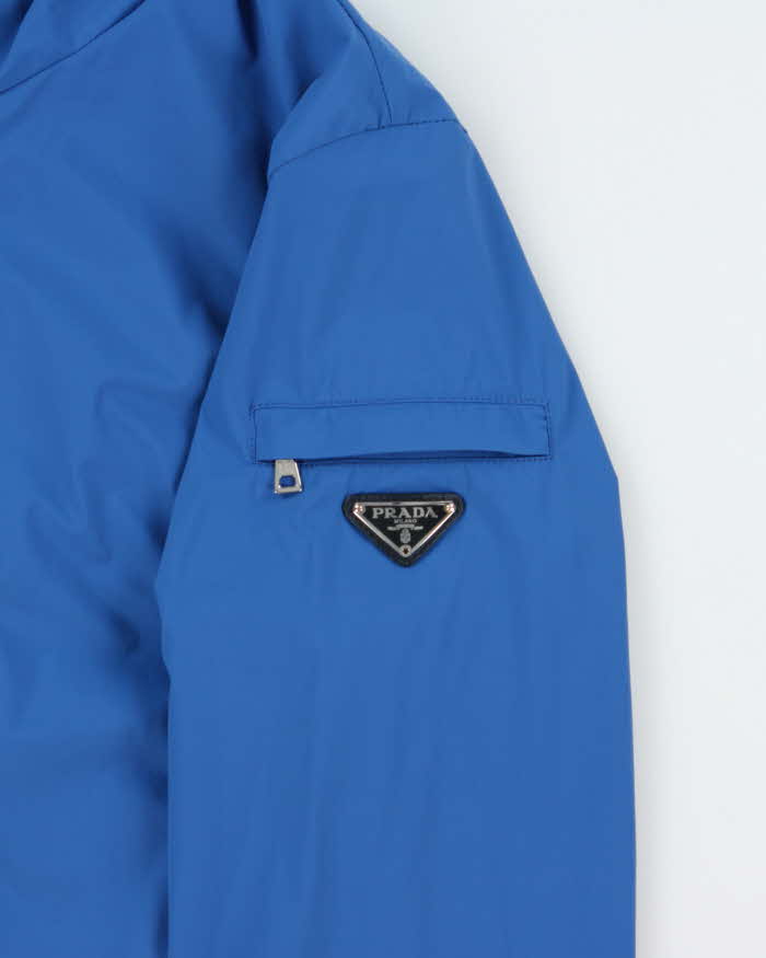 SS2013 Prada Re-Nylon Lightweight Hooded Bomber Jacket - M