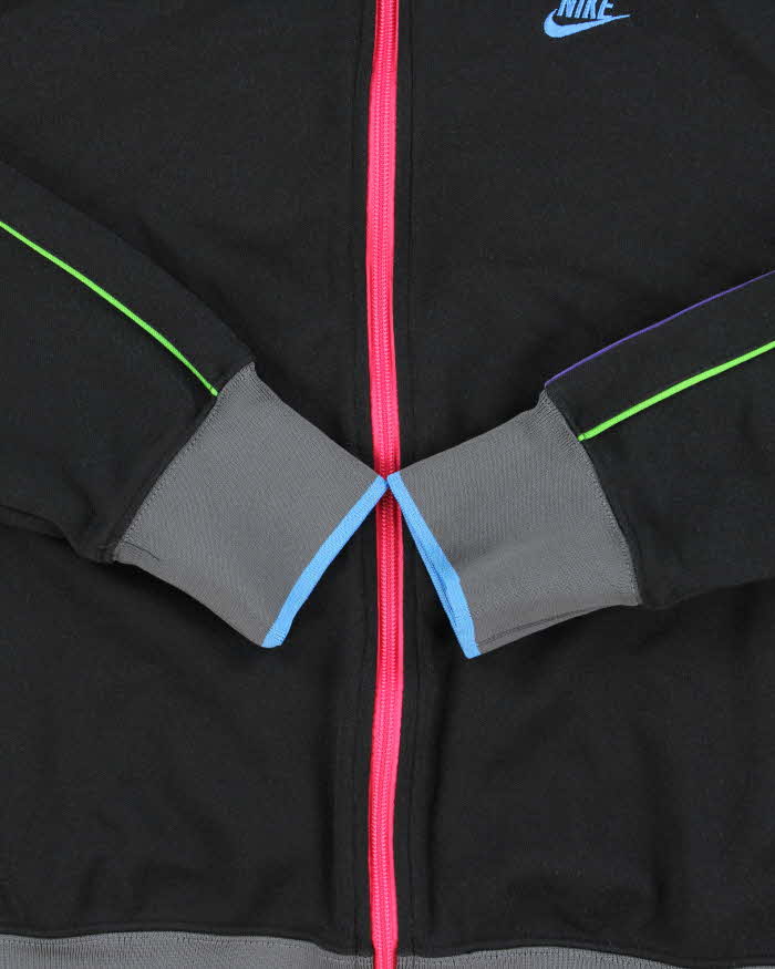 Vintage Y2K 00s Nike Multicoloured Classic Funnel Neck Track Jacket - M