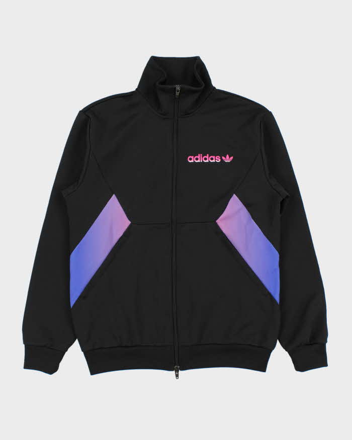 Vintage Adidas Originals Gradient Classic Retro Funnel Neck Track Jacket - S