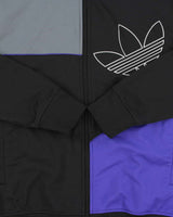Vintage Adidas Originals Colourblock Trefoil Funnel Neck Track Jacket - S