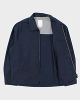 Vintage 1970s Navy Made In Canada Canvas Utility Harrington Jacket - L