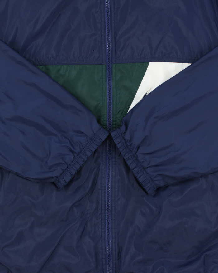 Vintage 1990s Nike Colourblock Embroidered Big Swoosh Shell Windbreaker Jacket - XL