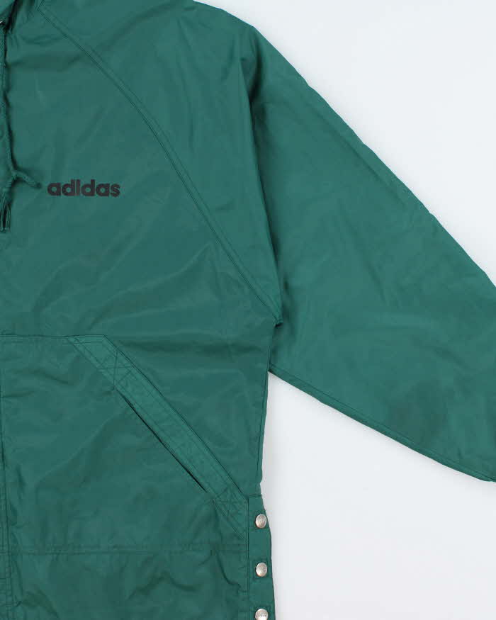 Vintage 1990s Adidas Lightweight Soft Shell Big Logo Waterproof Jacket - S