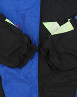 Vintage 1980s Adidas Originals Planet Colourblock Shell Windbreaker Jacket - L