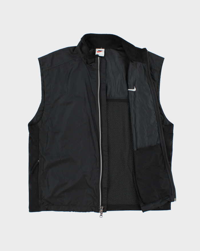 Vintage 1990s Nike 3M Shell Mesh Windbreaker Gilet - XL