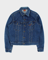 Vintage 1980s Lee Medium Wash Made In Canada Denim Trucker Jacket - L