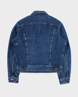Vintage 1980s Lee Medium Wash Made In Canada Denim Trucker Jacket - L