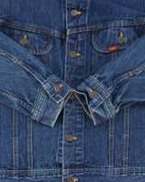 Vintage 1980s Lee Medium Wash Made In Canada Denim Trucker Jacket - L