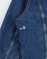 Vintage 1980s Lee Medium Wash Made In Canada Denim Trucker Jacket - L