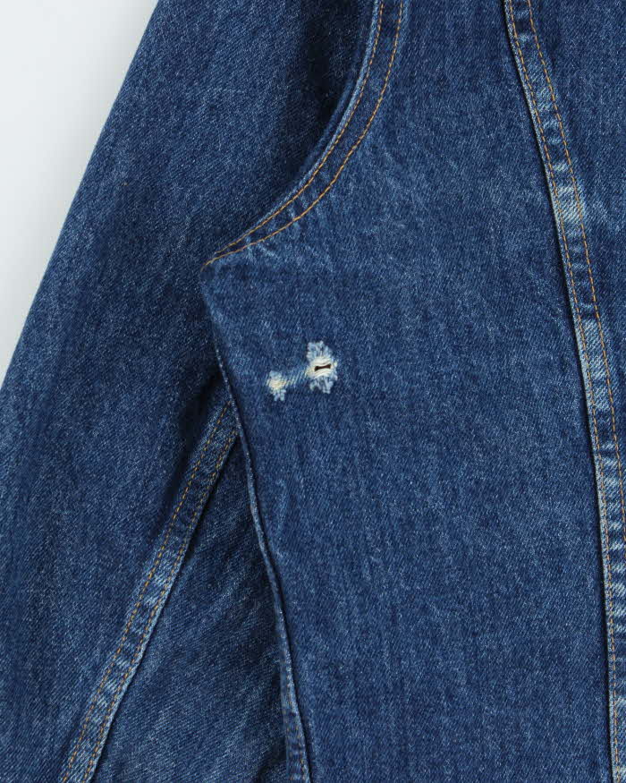 Vintage 1980s Lee Medium Wash Made In Canada Denim Trucker Jacket - L