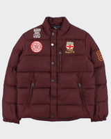 DSWT Vintage Y2K Tommy Hilfiger Varsity Champs Embroidered Goose Down Puffer Jacket - M