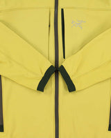 Vintage Y2K 00s Arc'teryx Gamma MX Hoody Lime Green Polartec Soft Shell Technical Jacket - L