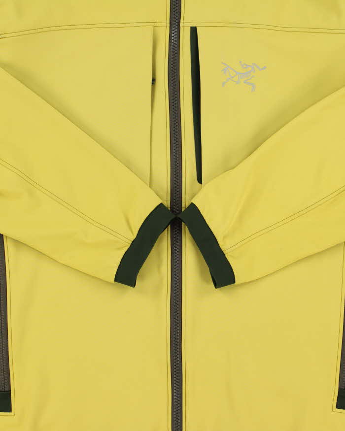Vintage Y2K 00s Arc'teryx Gamma MX Hoody Lime Green Polartec Soft Shell Technical Jacket - L