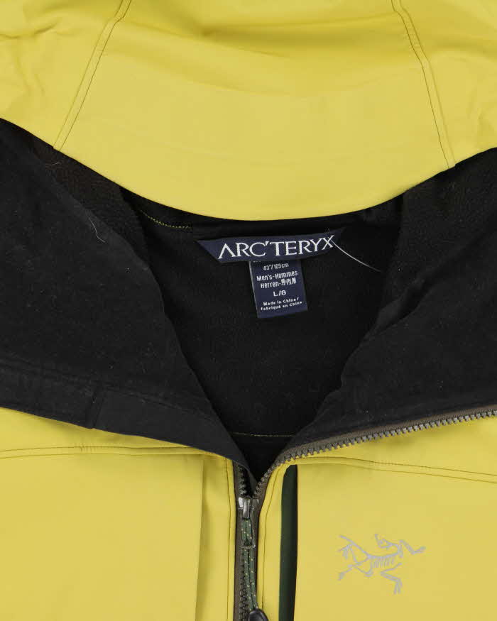 Vintage Y2K 00s Arc'teryx Gamma MX Hoody Lime Green Polartec Soft Shell Technical Jacket - L