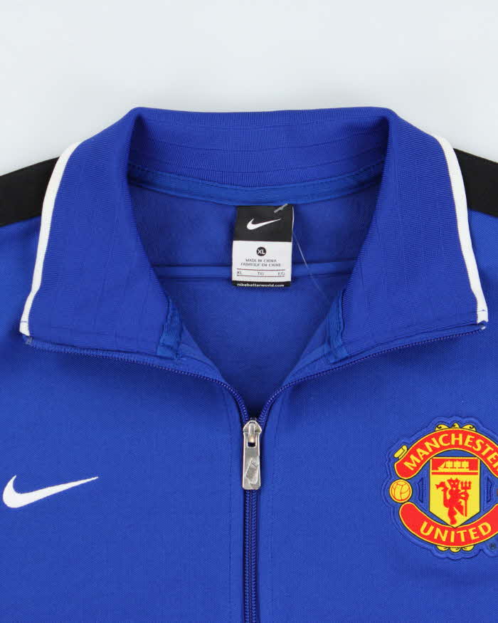 Vintage 2011-12 Nike Manchester United FC Away Football Track Jacket - XL
