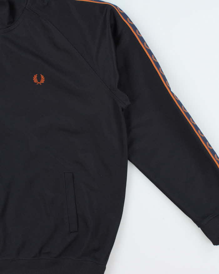 Vintage Fred Perry Heavyweight Taped Satin Track Jacket - XXL