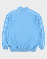 Vintage Y2K 00s Adidas Sky Blue Embroidered Track Jacket - XL